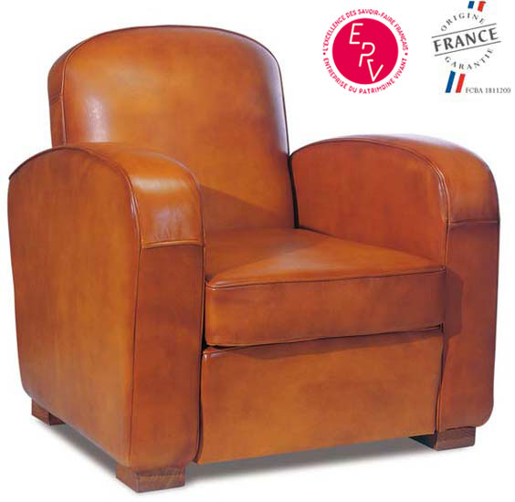 Fauteuil cuir NEOLOGY fait main